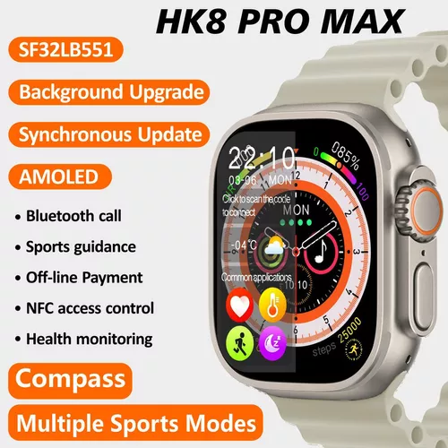 Hk8 Pro Max Smartwatch Pantalla Amoled 49mm - Nitro Systems