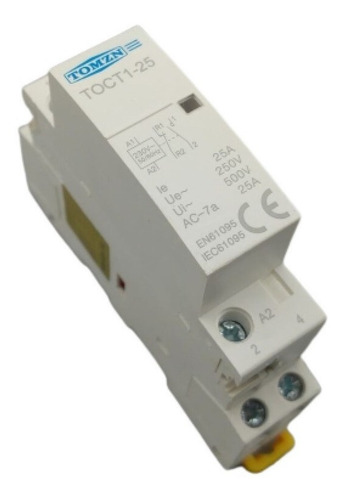 Relevador Contactor 25a 2 Fases 220v 1 No 1 Nc Motor Bomba 