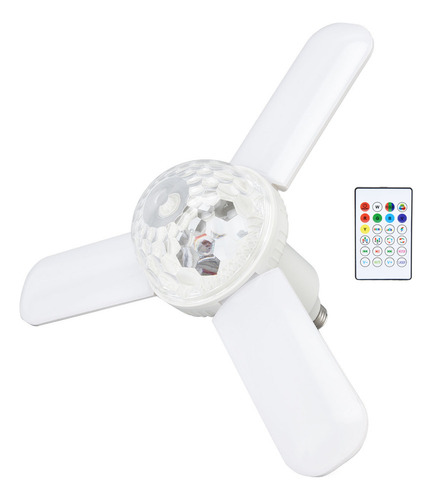A Luz De Techo Musical Bluetooth, Control Remoto Plegable,