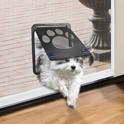 Jjl Para Puerta Para Perros Pequeña Con Mosquitera Puerta