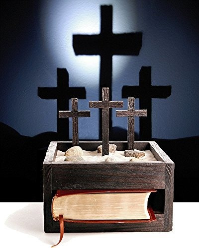 Caja De Madera De Fe Con Luz Led. Unico Regalo Religioso. B