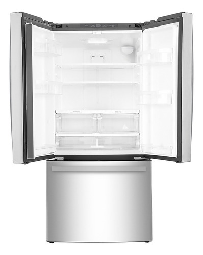 Refrigerador con freezer GE PNF25FYRCFS color gris con capacidad de 708L 127V