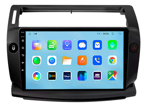 Multimidia C4 Pallas 08/13 9p Android Carplay 64gb Play