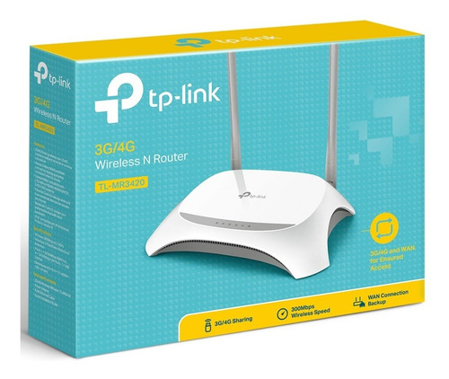 Imagen 1 de 2 de Router Tl-mr3420 3g/4g Wireless N Icb Technologies Alajuela