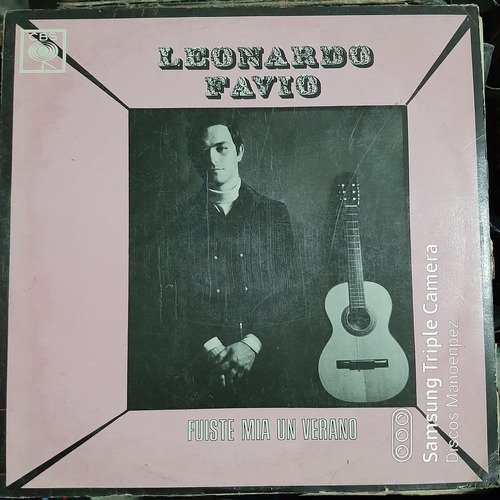 Vinilo Leonardo Favio Fuiste Mia Un Verano A M5