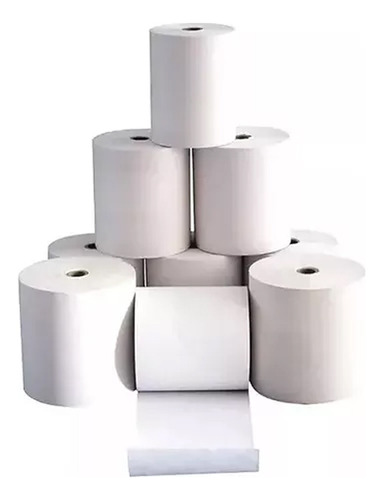 20 Rollos De Papel Termico 80mm X 80 Mtrs