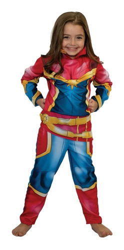 Disfraz Capitana Marvel Con Luz Original Newtoys Mundomanias
