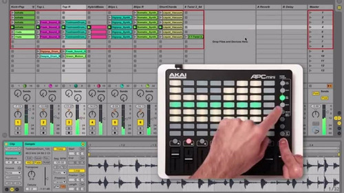 Controladora Dj Launchpad Akai Apc Mini + Ableton Live + Nf