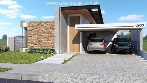 Imagem 17 de 30 de Casa Térrea Condomínio Granville Atibaia, Portaria, Rondas, Área De Lazer Em Projeto, - Ca01091 - 68871131