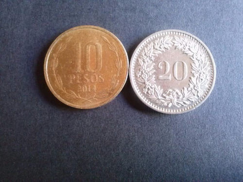 Moneda Suiza 20 Rappen 1981 Níquel (22a)