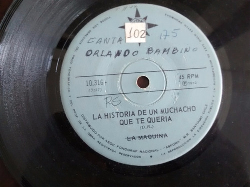 Vinilo Single De Orlando Bambino Voy Gritando Por La( C55