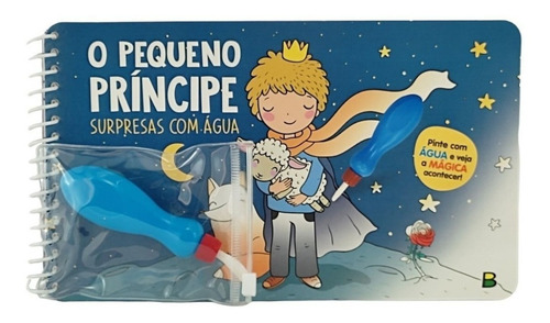 Livro Para Pintar Com Água - Surpresas Em Cada Página Pintar Com Água, Arca De Noe, Princesa, Pequeno Príncipe, Fazenda, Dinossauro, Unicornio Editora Todolivro.