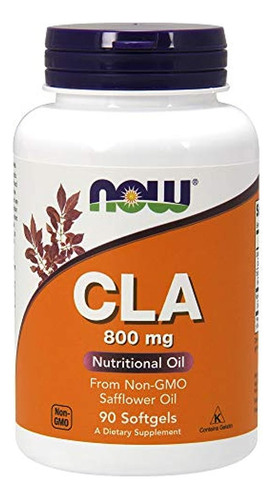 Now Supplements, Cla (ácido Linoleico Conjugado) 800 Mg, Ace