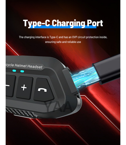 Auriculares Bluetooth Intercomunicador Moto Bluetooth 5.3 Ti