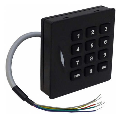 Zk Lector Rf-id 86x86mm Teclado Req/6-14vdc 6-pin Beeper 12-