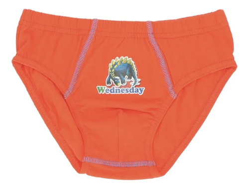 Slip Niño Mota Pack X5 Talla 8 Algodón Mt4101