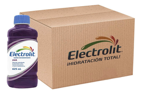 Electrolit Suero Rehidratante Sabor Uva 625ml - 6 Pack