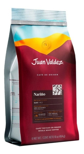 Café De Origen Juan Valdez Nariño 454gr En Granos