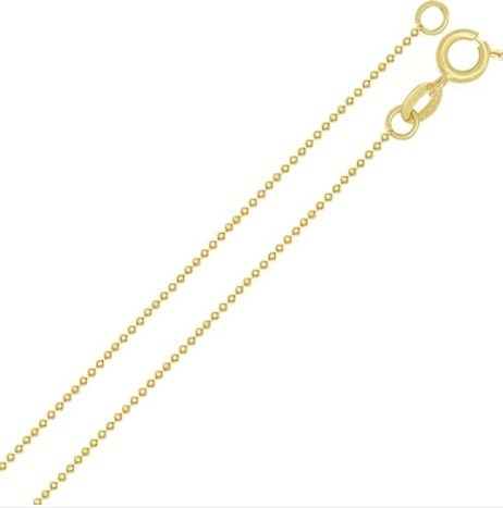 Imagem 4 de 4 de Colar 50cm Pingente Oval Santa Rita Banhado A Ouro 18k