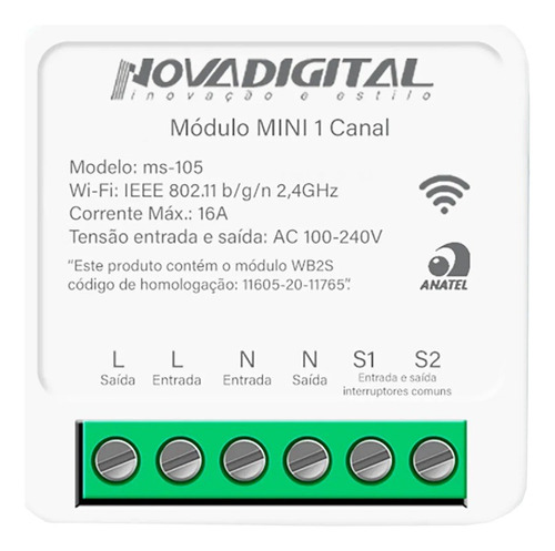Módulo Wi-fi Automação Residencial Alexa, Google E Wi-fi 2.4