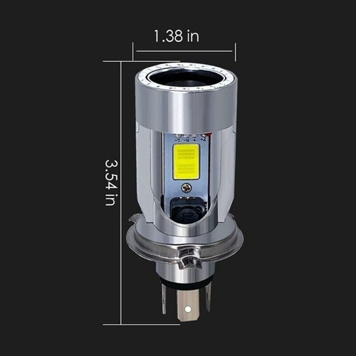 Bombilla Led H4 Para Faros Delanteros, Luz De Alta Intensida