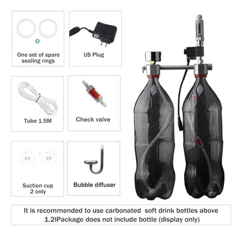 Sistema Generador De Gas, Generador De Co2 De Burbujas, Kit