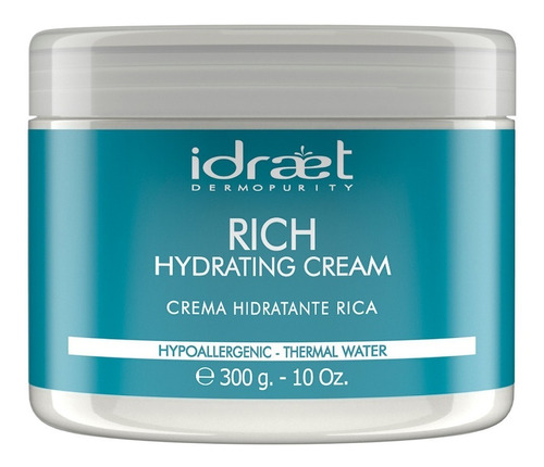 Crema Hidratante Rica Thermal Descongestiva 300 Ml Idraet Rich