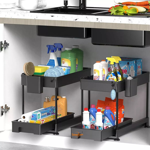 Organizador De Baño Cocina Lavaplatos Deslizante Simple