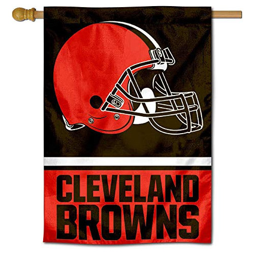 Bandera De Casa De Cleveland Browns De Doble Cara.