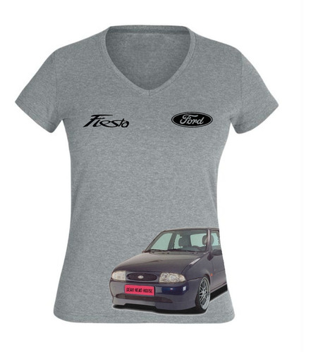 Camiseta Baby Look Ford Fiesta Mk4 - Gear Head House