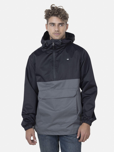 Cortaviento Kangoroo Wind Hombre Gris Oscuro Maui And Sons