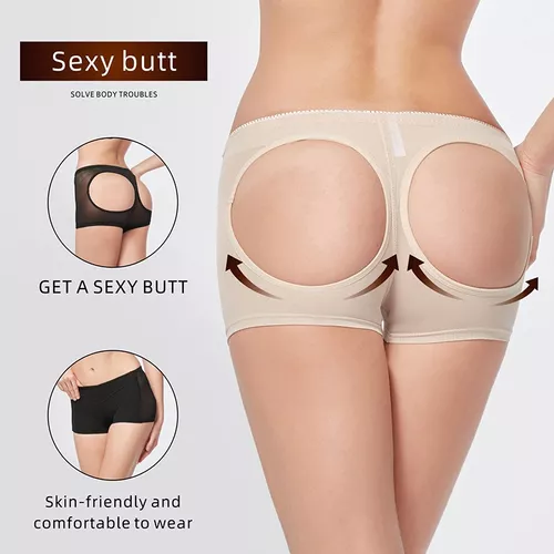 Bragas Sin Costuras Con Levantamiento De Glúteos Mujer 2pcs