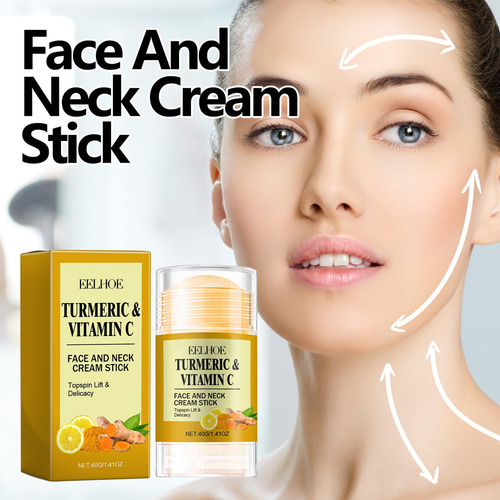 .. Crema En Barra For Rostro Y Cuello Con Cúrcuma Y