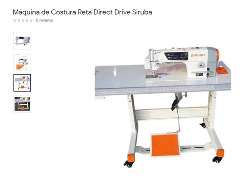 Máquina De Costura Reta Industrial Siruba Direc Drive 110v