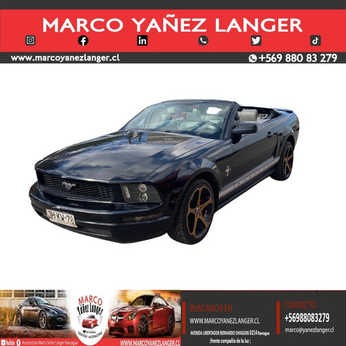 Ford Mustang Descapotable Año 2007- Te Recibo Tu Vehiculo