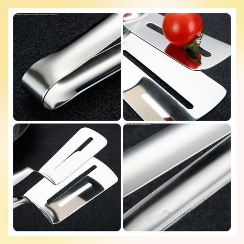 Braçadeira De Grelha De Aço Inoxidável, Pinça De Churrasco