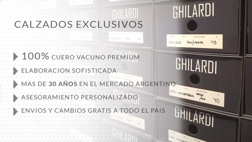 Zapatilla Hombre Cuero Premium Diseño Deo By Ghilardi