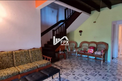 Casa No Balneário Gaivota, Em Itanhaém Lado Praia Ca198-f