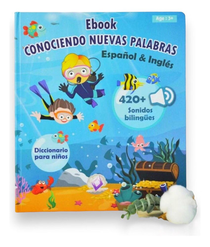 Libro Interactivo Educativo Bilingüe Español Para Niños 