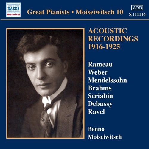 Acoustic Recordings 1916-19 - Moiseiwitsch (cd)