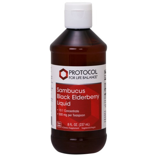 Protocol | Sambucus Black Elderberry Liquid | 8fl Oz (237ml)