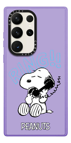 Case  Galaxy S23 Plus Snoopy Lila Transparente