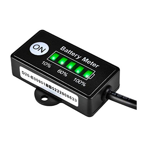 Indicador De Batería Mini Led De 12v 24v Carritos De G...