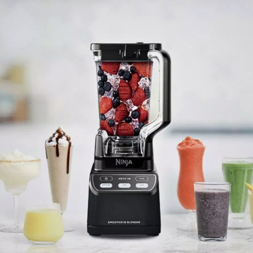 Licuadora Ninja Smoothieiq Jarra 2.1l Y Auto-iq Co750b Negro Negro