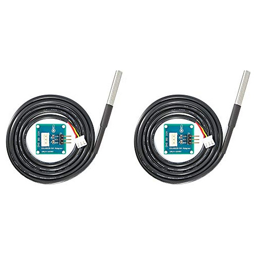 2 Pcs Ds18b20 Sensor De Temperatura Digital Resistente ...