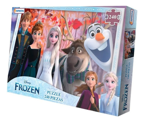 Puzzle 240 Piezas Princesas  Rompecabezas Juego Frozen 