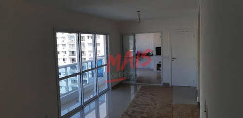 Apartamento Com 3 Dormitórios Para Alugar, 111 M² - Ponta Da Praia - Santos/sp - Ap5855
