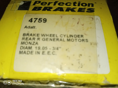 Cilindro De Freno 4759/ Chevrolet Monza- Derecho - 