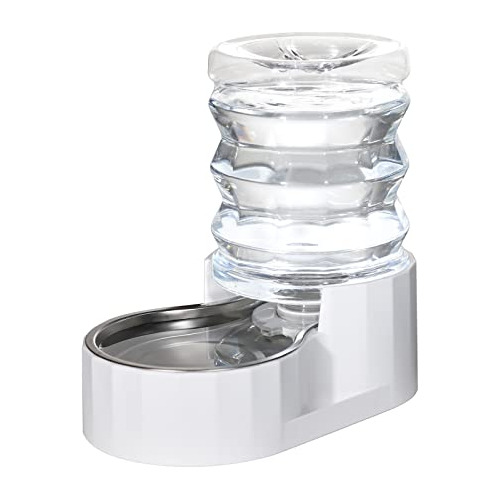 Automatic Pet Waterer, Gravity Stainless Steel Water Di...