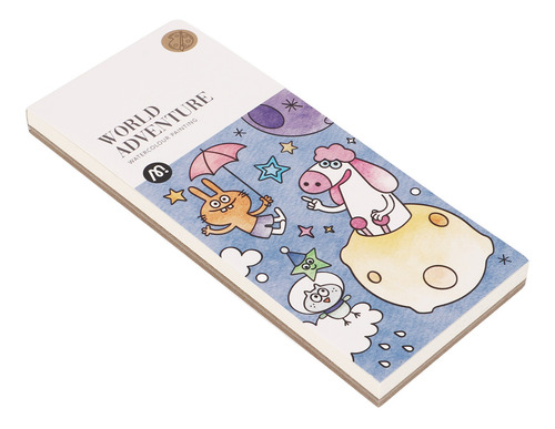 Libro De Acuarela Que Los Niños Pintan Para Mejorar La Creat